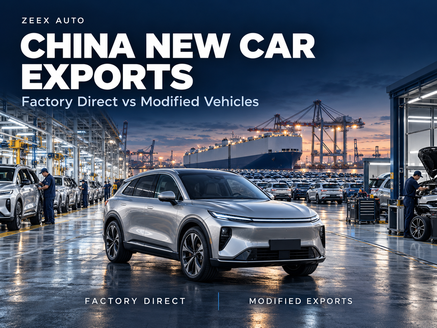 China New Car Exports: Factory Direct vs Modified Vehicles – ZEEX AUTO