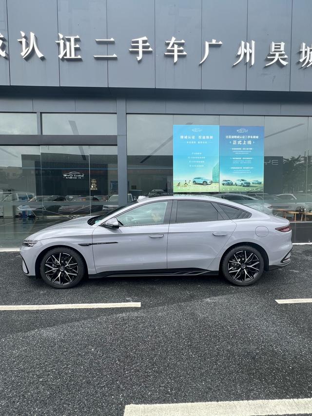 Certificated Pre-Owned BYD Han DM 2025 Intelligent Driving Version DM-i 125KM Lidar Flagship Model -u24000250