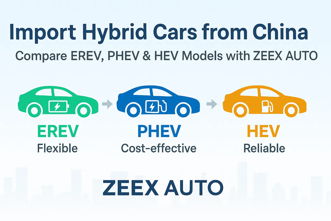 How to Import Hybrid Cars from China: REEV, PHEV & HEV Explained | ZEEX AUTO