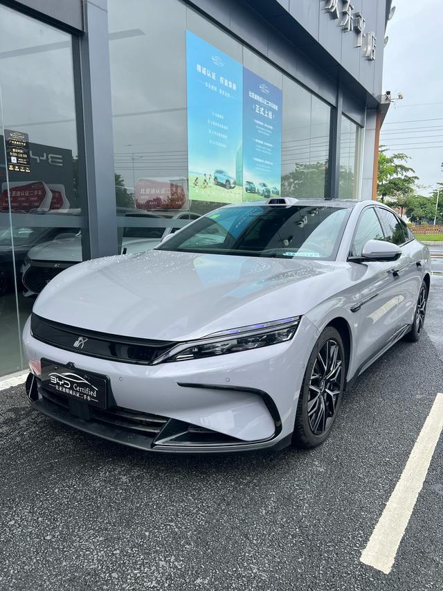 Certificated Pre-Owned BYD Han DM 2025 Intelligent Driving Version DM-i 125KM Lidar Flagship Model -u24000250