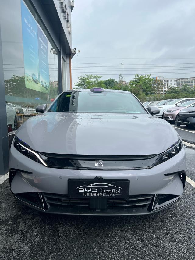 Certificated Pre-Owned BYD Han DM 2025 Intelligent Driving Version DM-i 125KM Lidar Flagship Model -u24000250