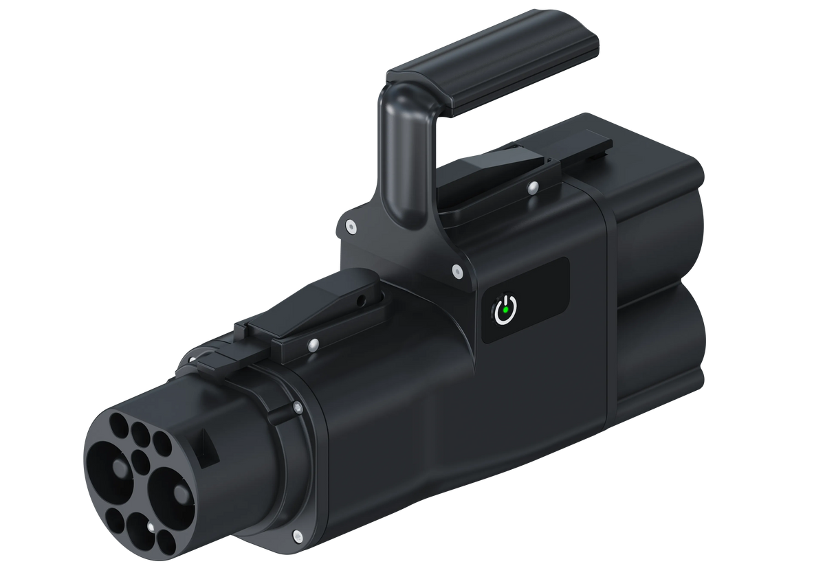 CCS2 to GB/T DC charging adapter with carry handle